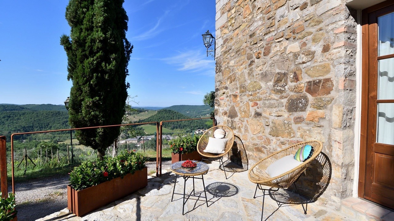 Photo of Patio Balcony in Gaiole in Chianti