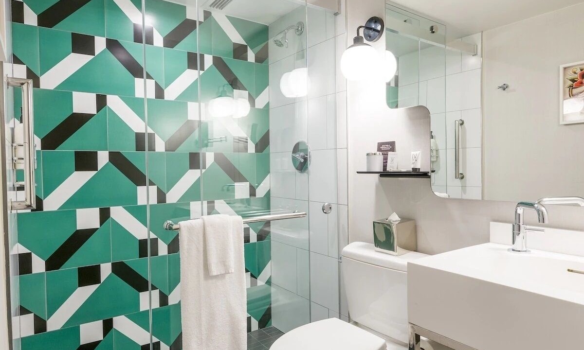 Photo of Bathroom in Downtown Washington D.C.