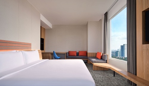 Studio, 1 King Bed, City View