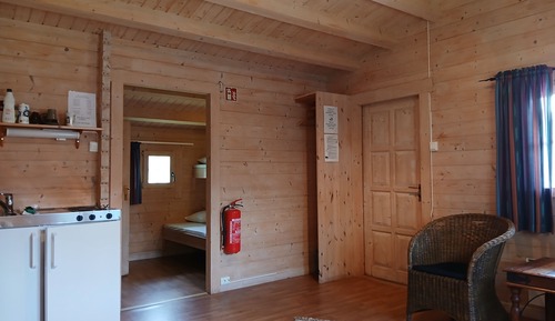 Basic Cabin, Balcony, Garden View