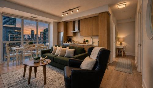 Three-Bedroom Apartment with Balcony