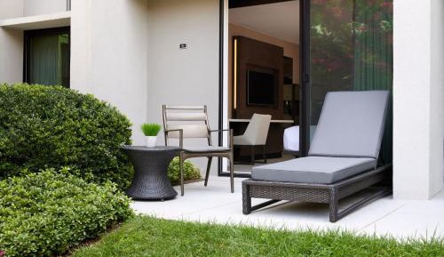 Double Room with Two Double Beds and Patio