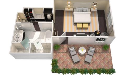 Montecito Bungalow King