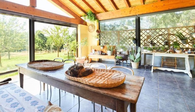 Villa with fine traditional materials offering all modern comforts